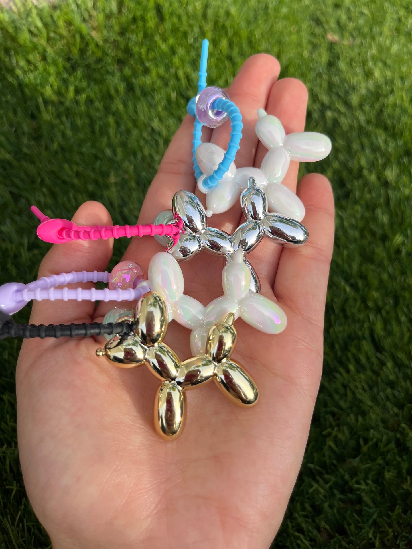 Dog Balloon Keychain