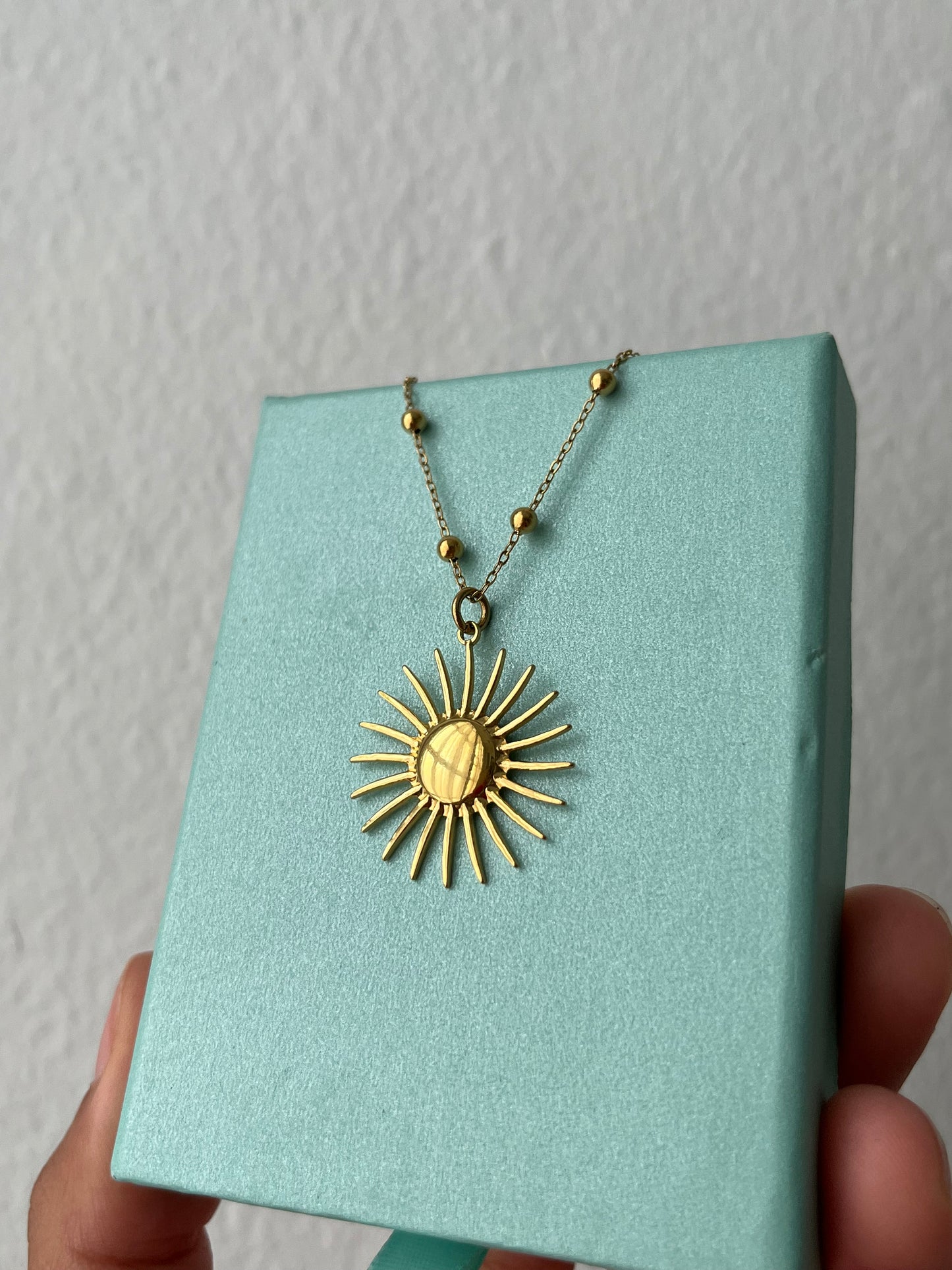 Golden Sun Necklace