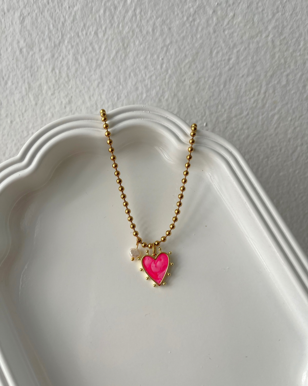 Galentines Heart Necklace