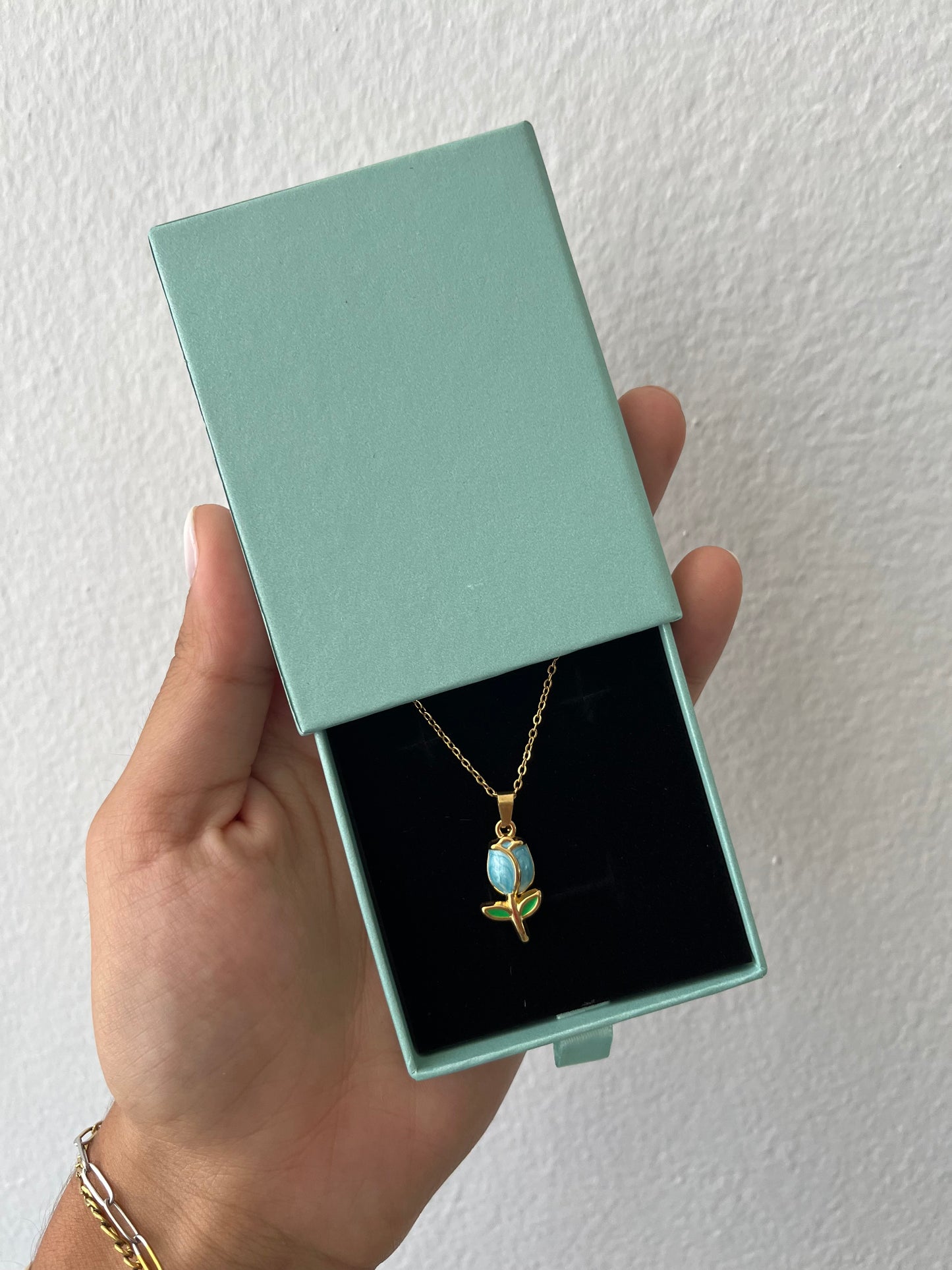 Tulipán Azul Necklace