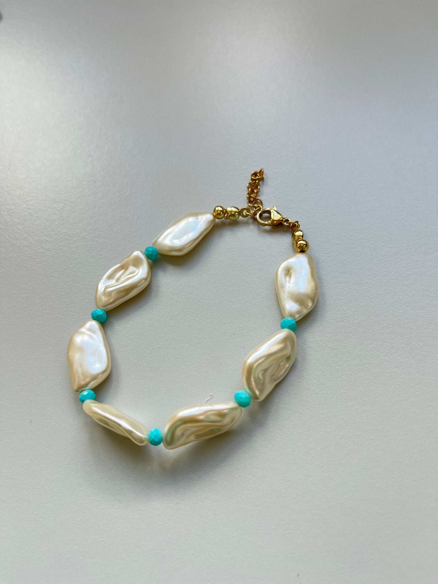 Blue Pearls Bracelet
