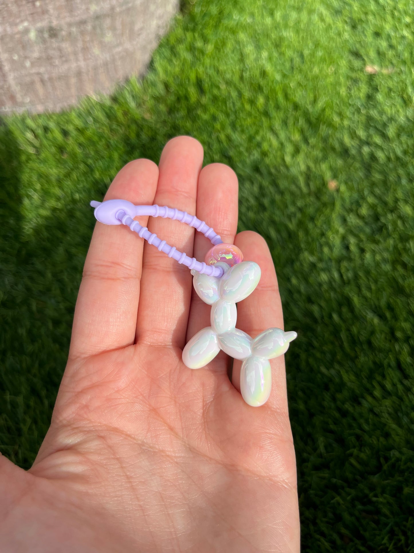 Dog Balloon Keychain