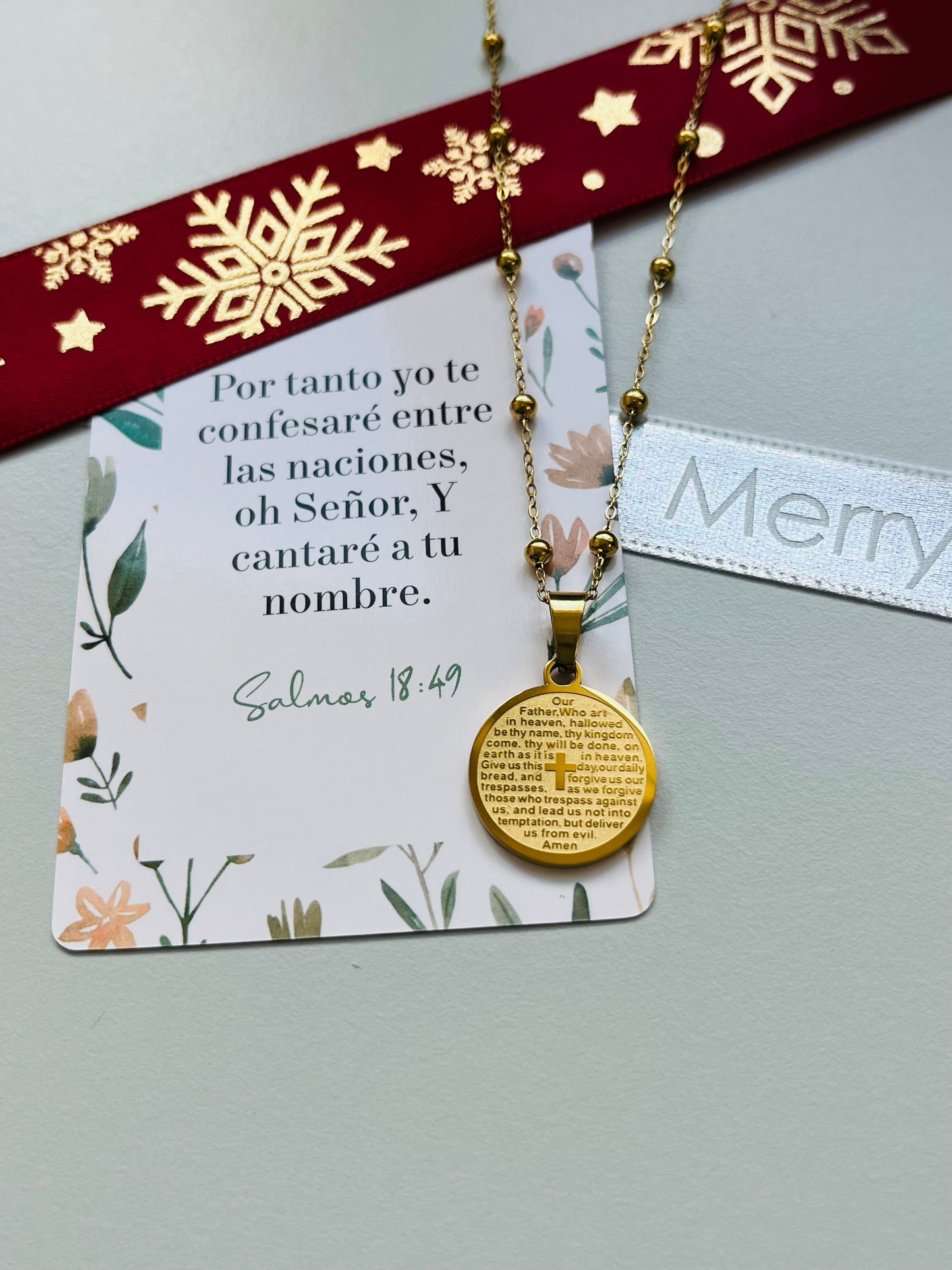 Padre Nuestro Necklace