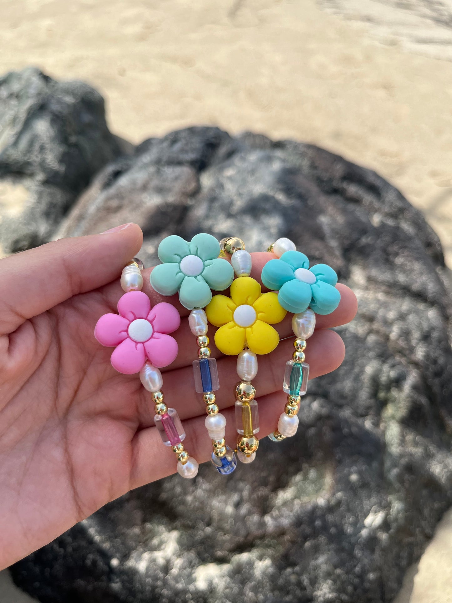 Daisy Flower Bracelet