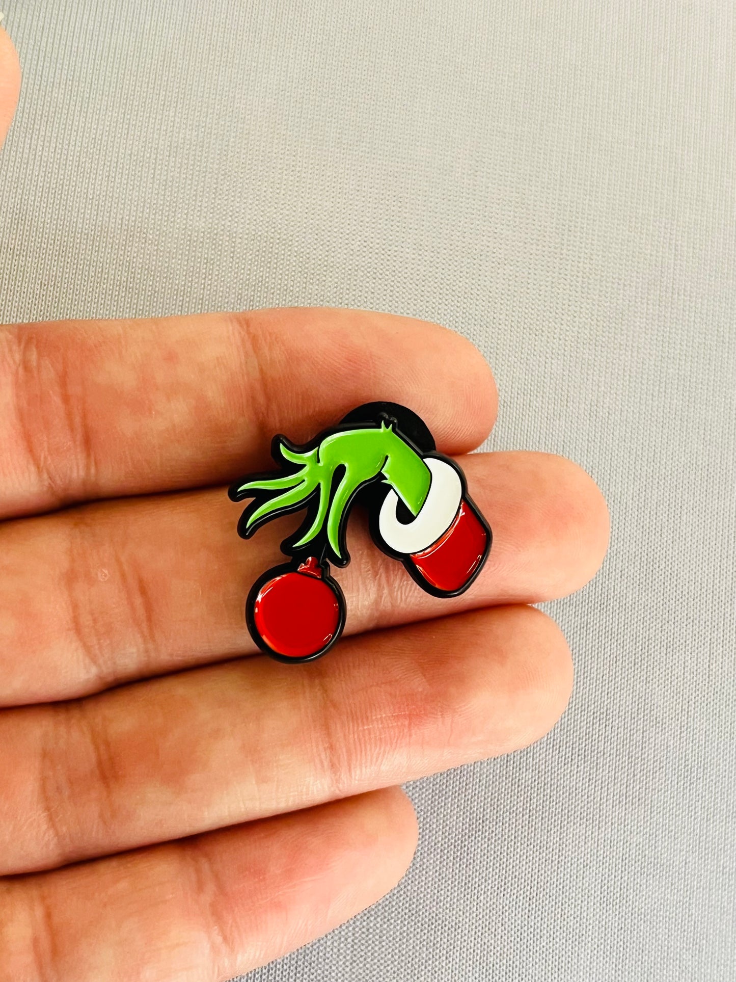 Grinch Hand Pin