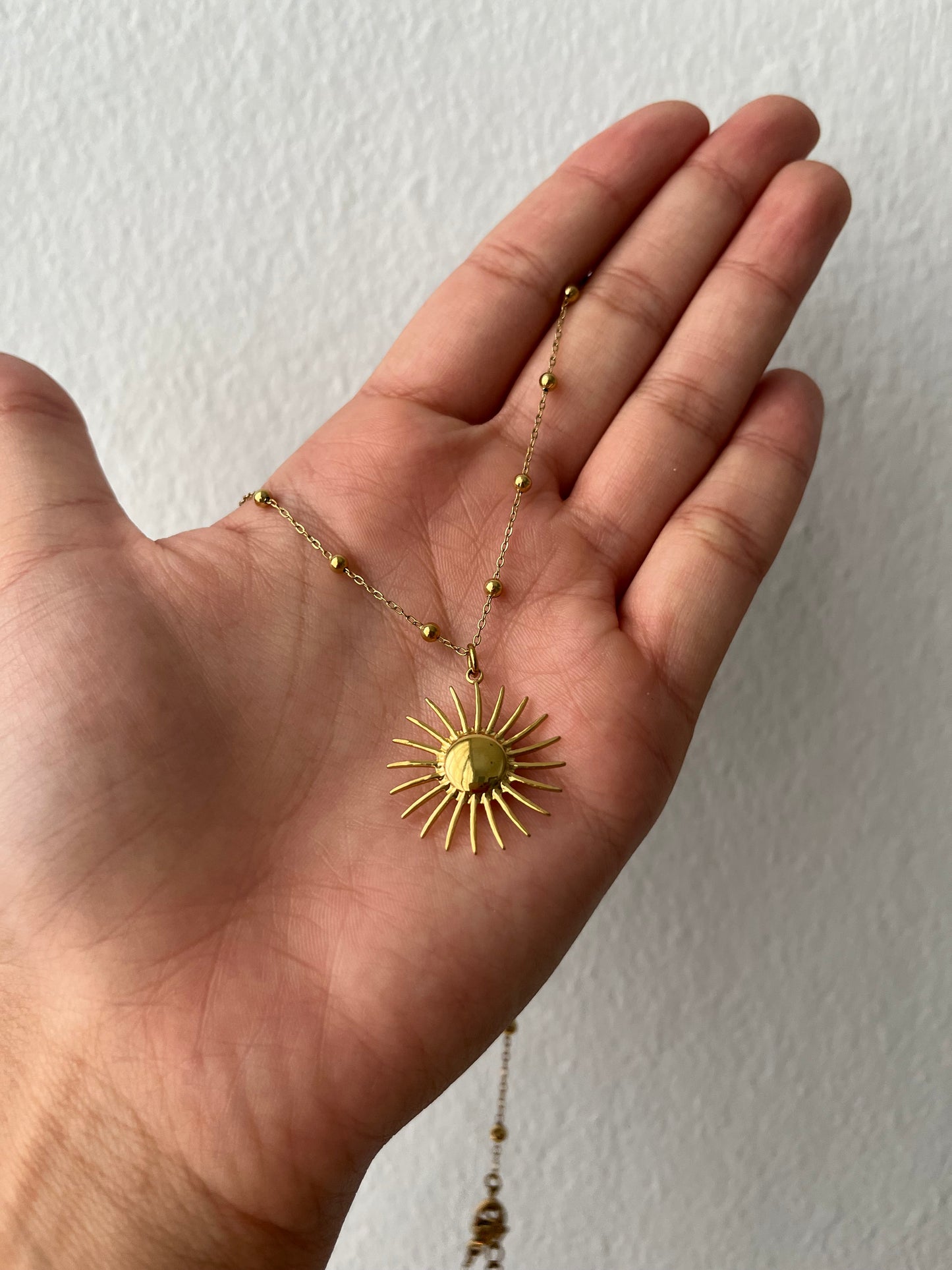 Golden Sun Necklace