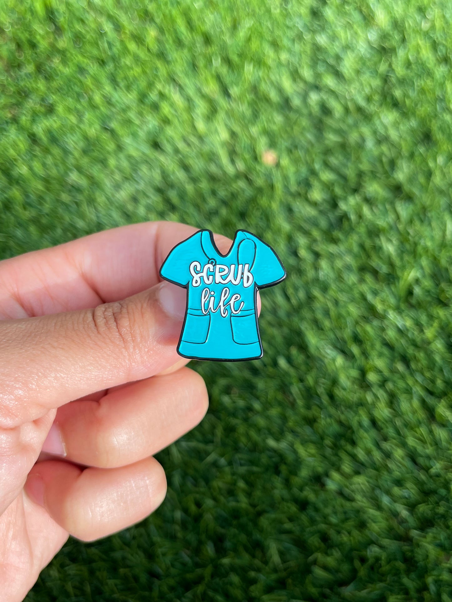 Scrub Life Pin