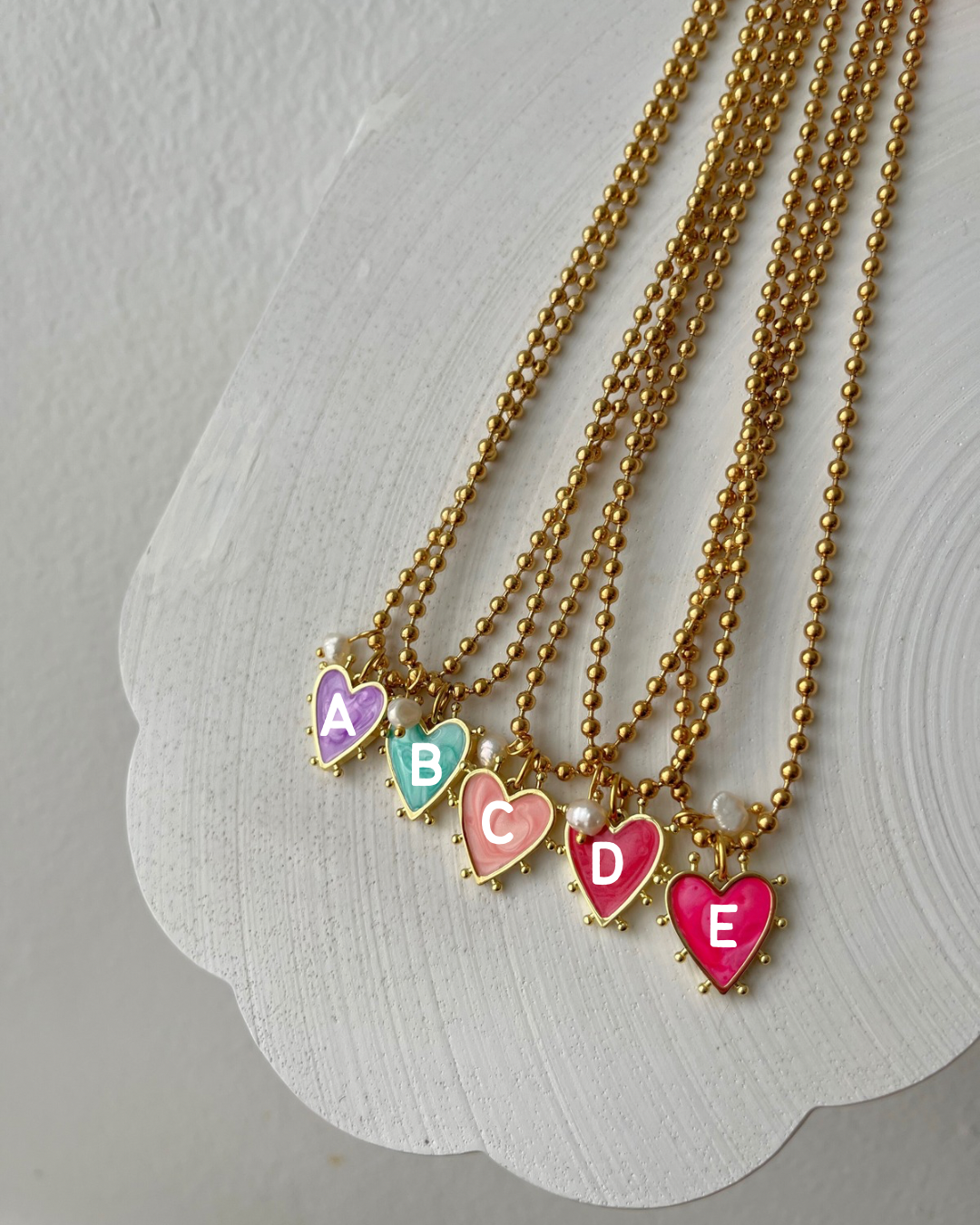 Galentines Heart Necklace