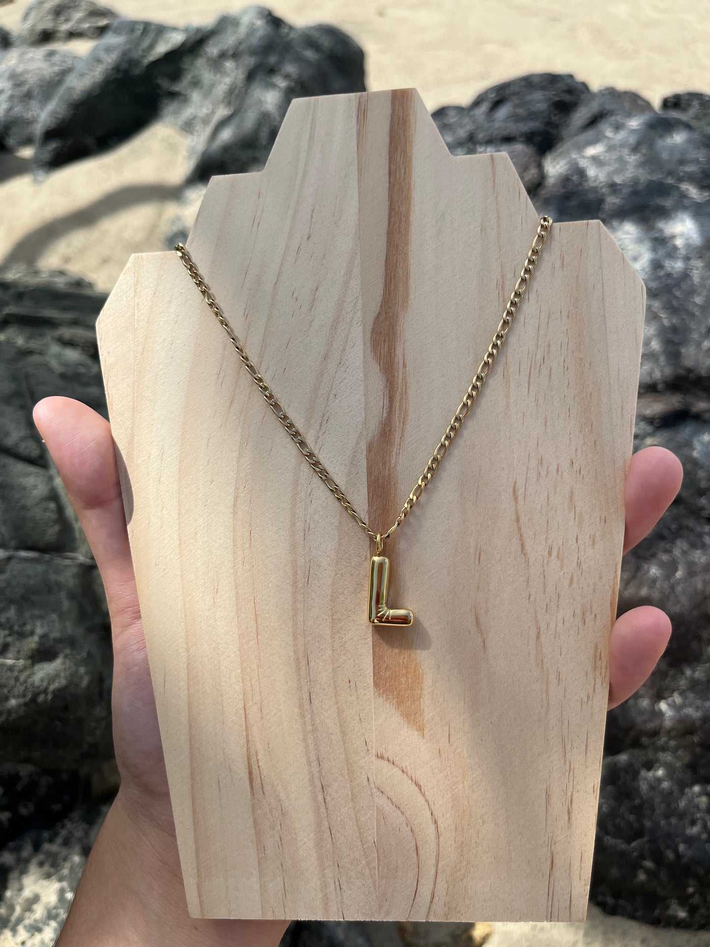 Gold Initial Necklace