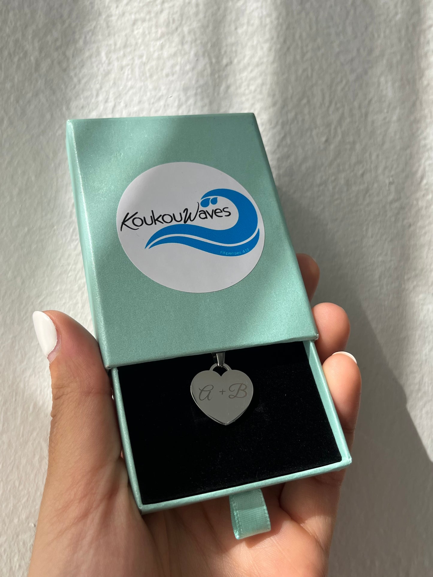 Collar personalizado con iniciales
