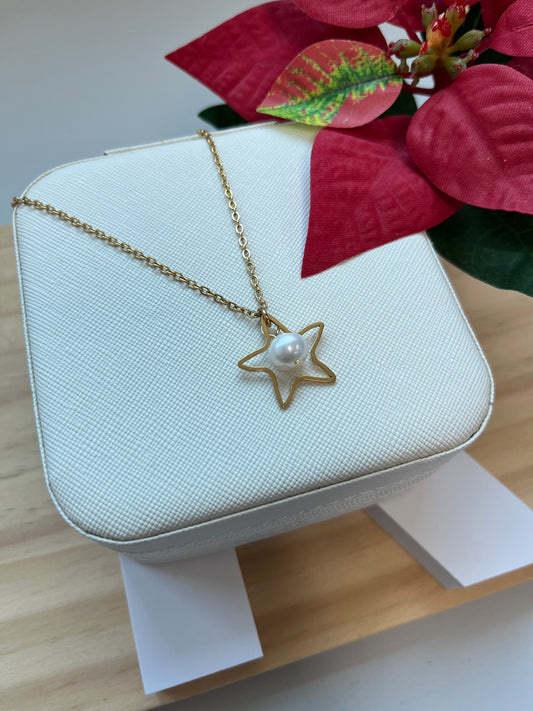 Pearl Star Necklace
