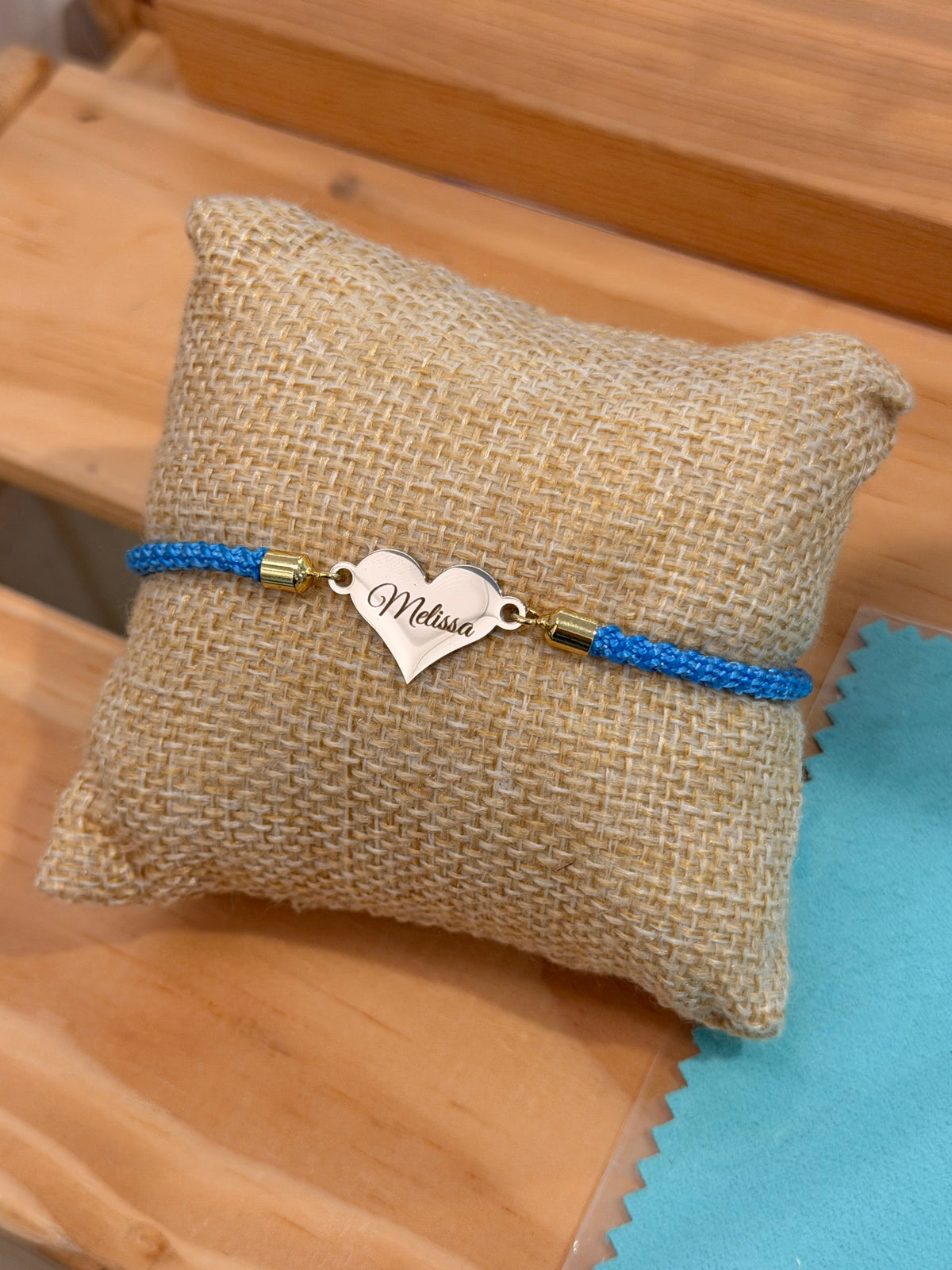 Pulsera Corazón con Nombre | Personalizada | Ajustable