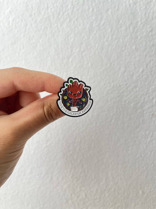 Save the Galaxy Pin