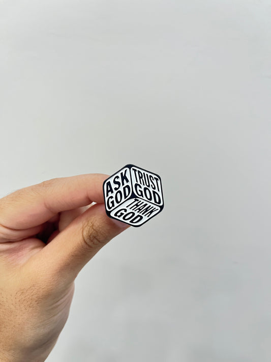 Ask God Pin