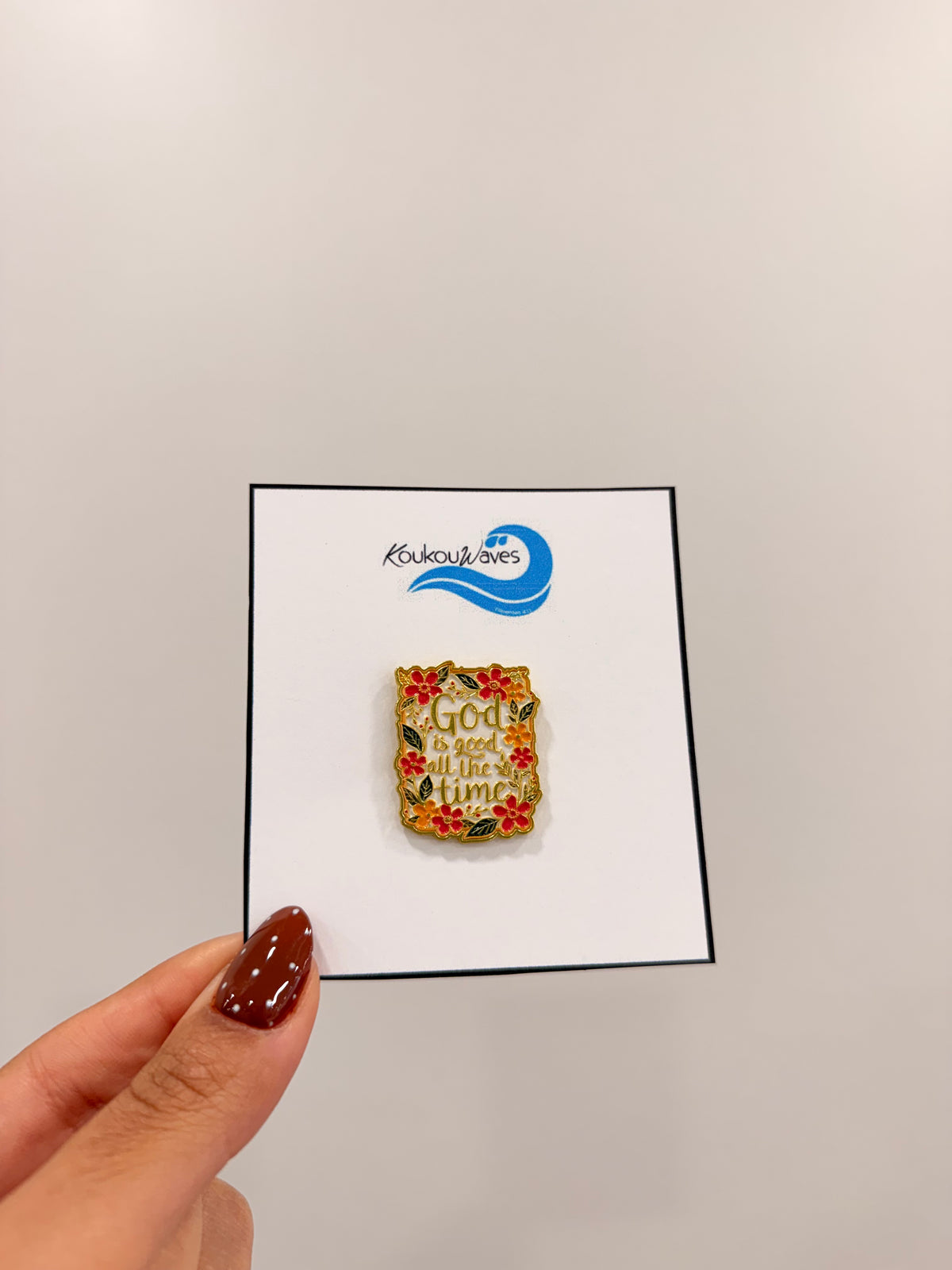 God is good | Pins | Accesories