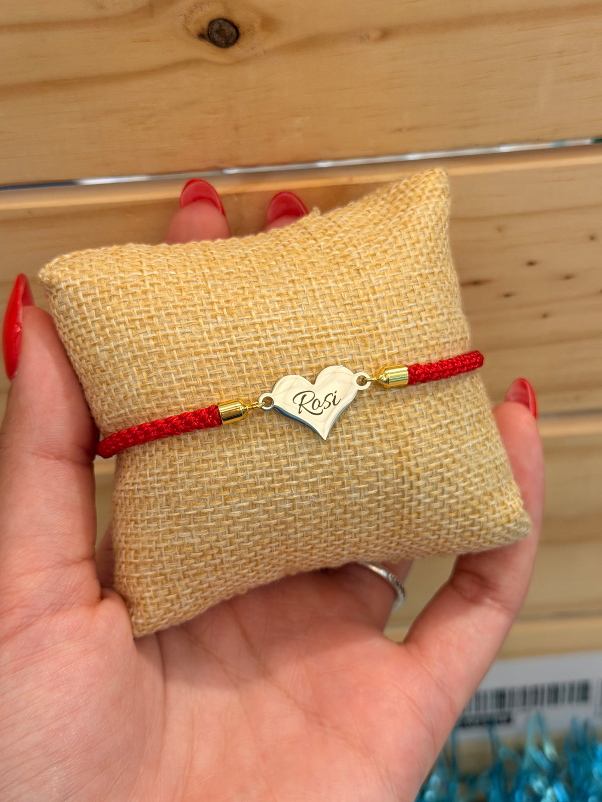 Pulsera Corazón con Nombre | Personalizada | Ajustable