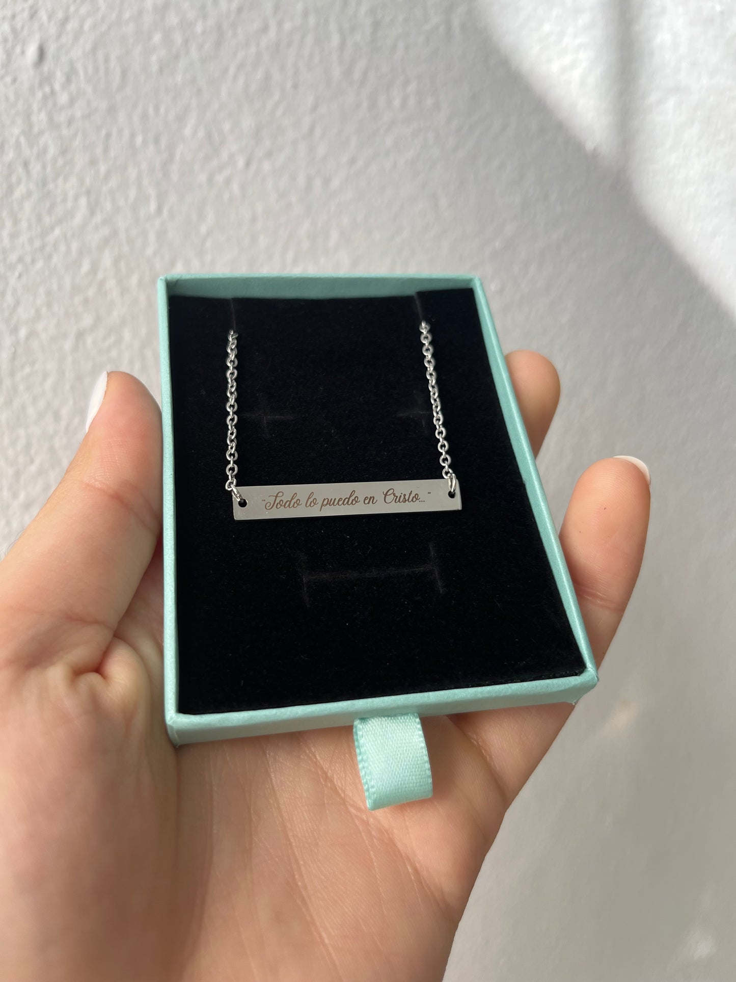 Collar personalizado con frase