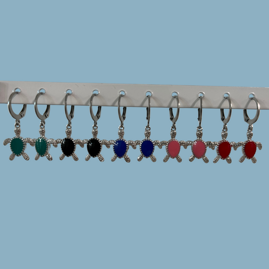 Tortuguitas Silver Earrings