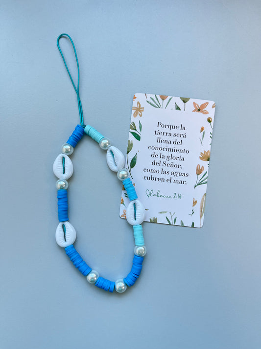 Blue Phone Charms