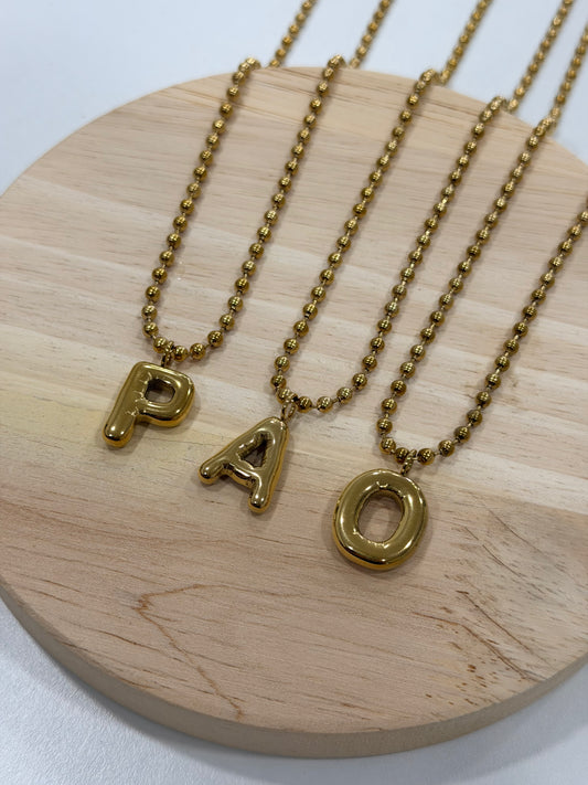 Gold Initial Necklace