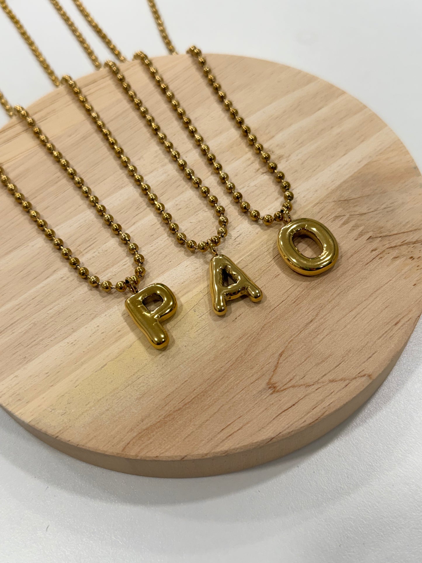 Gold Initial Necklace